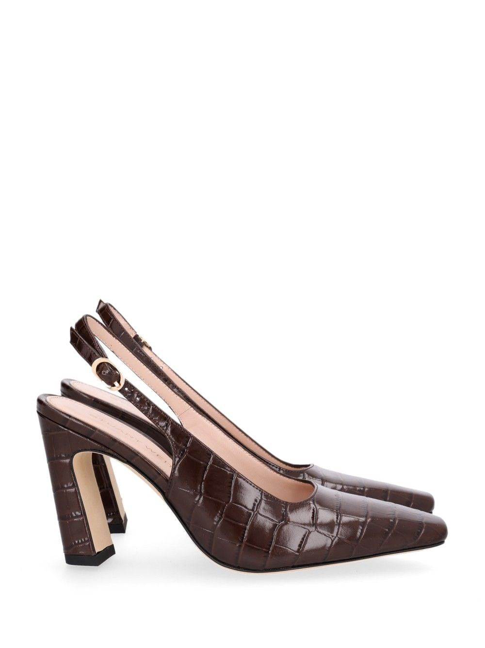 Stuart Weitzman Stassi 85 Slingback - Brown