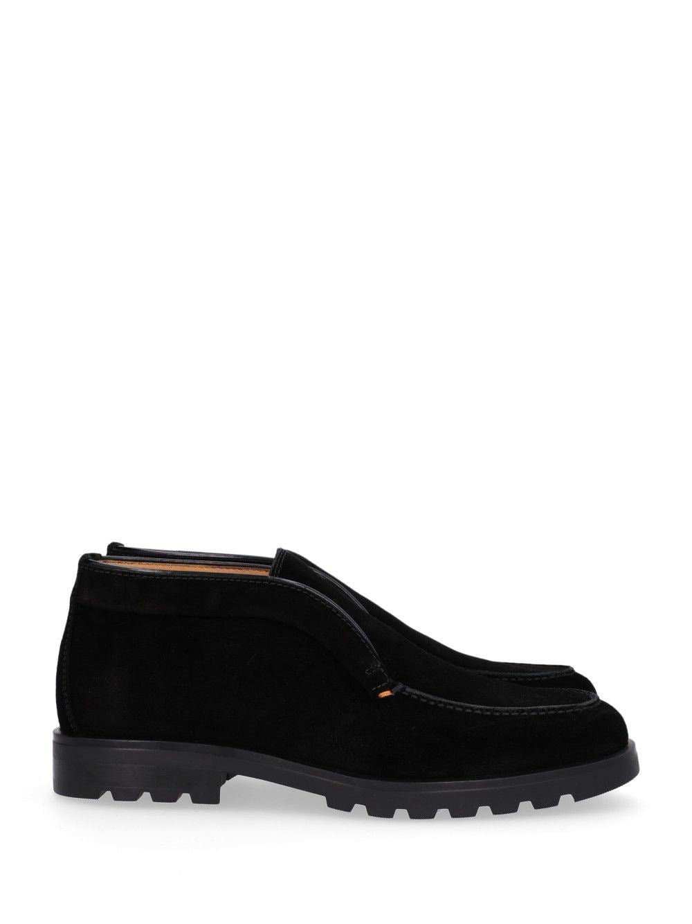 Santoni Moccasin Ankle Boot - Black