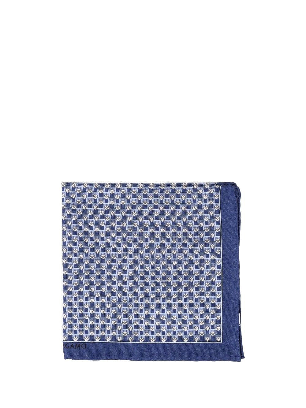 Ferragamo Pocket Square - Blue