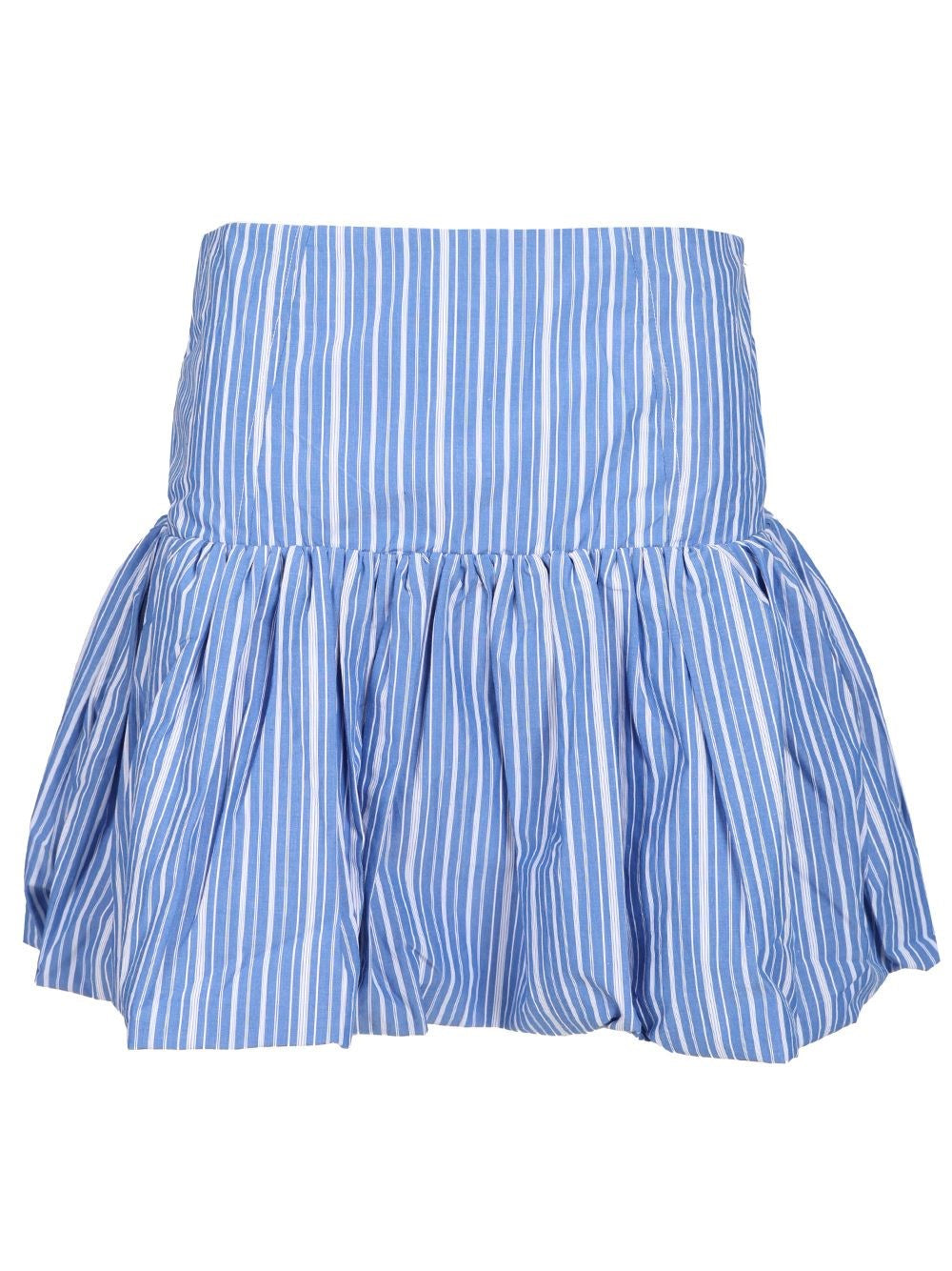 Ganni Striped Skirt - Sky Blue