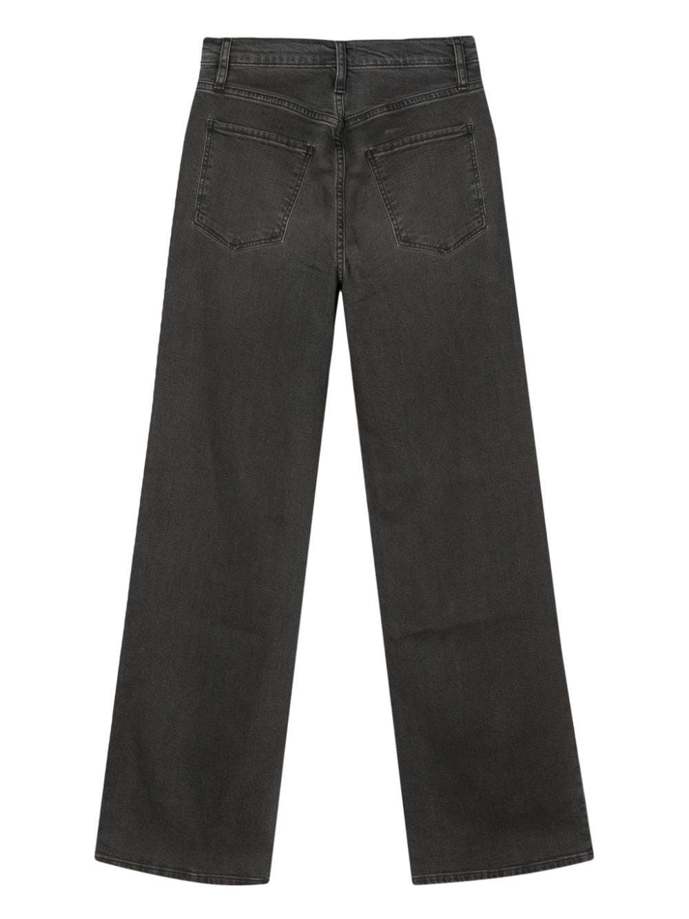 Frame "Le Jane" Straight Jeans - Black