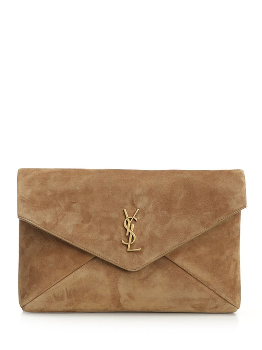 Saint Laurent Large Envelope "Envelope" - Brown