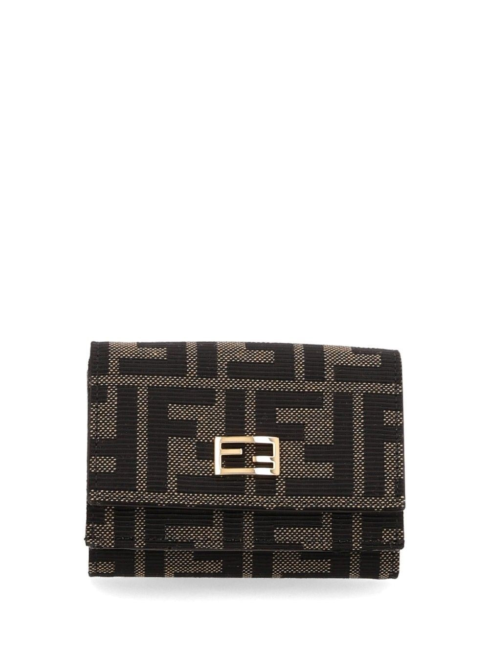 Fendi Mini Trifold "Tube" - Brown