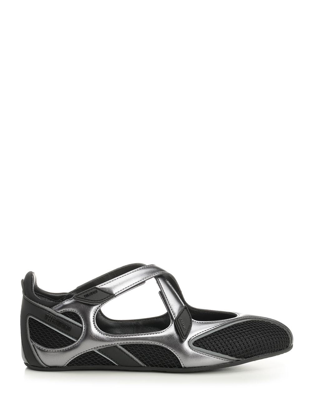 The Attico ''Floor 01'' Ballerina Flat - Black