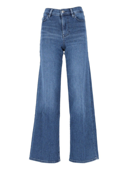 Frame Jeans Le Slim Palazzo - Blue