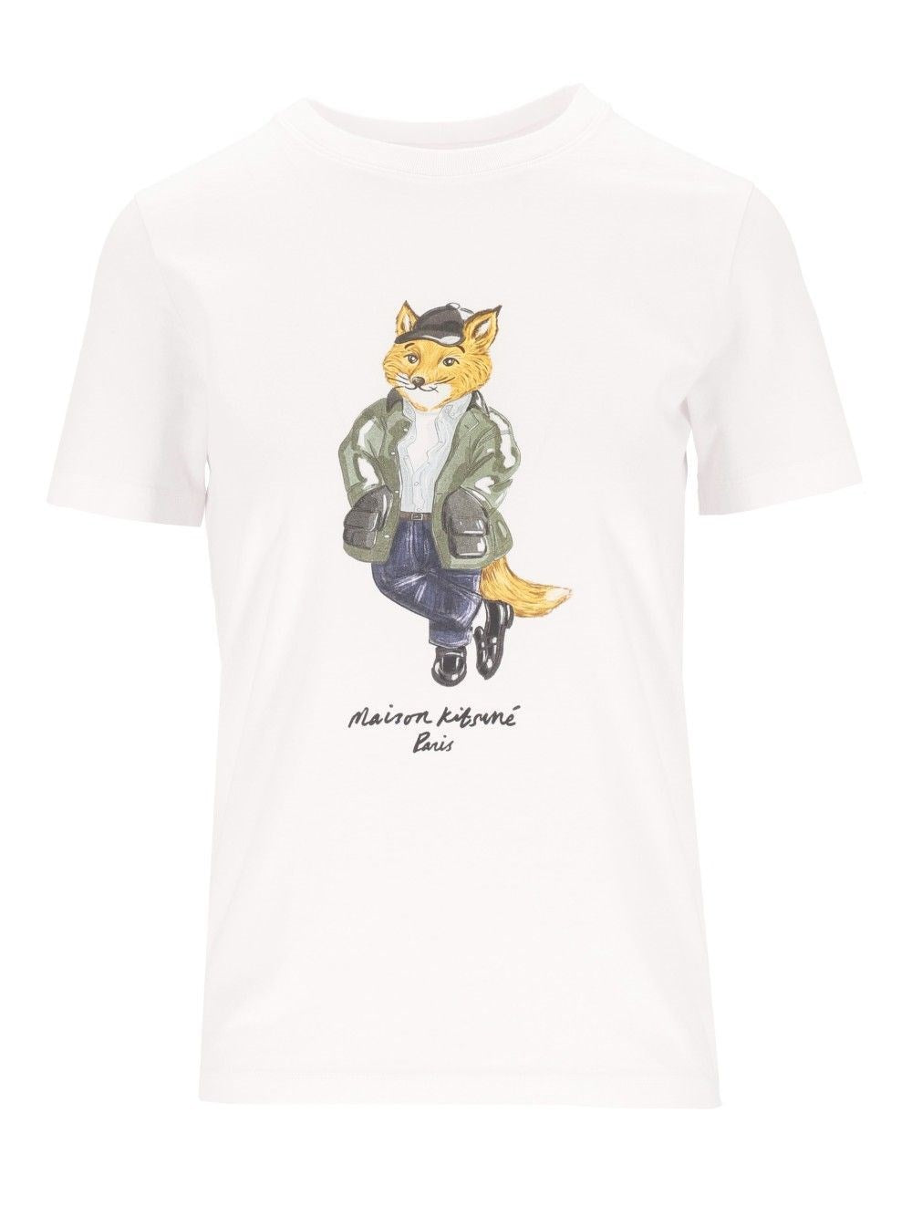 Maison Kitsuné Weekend Fox T-Shirt - White