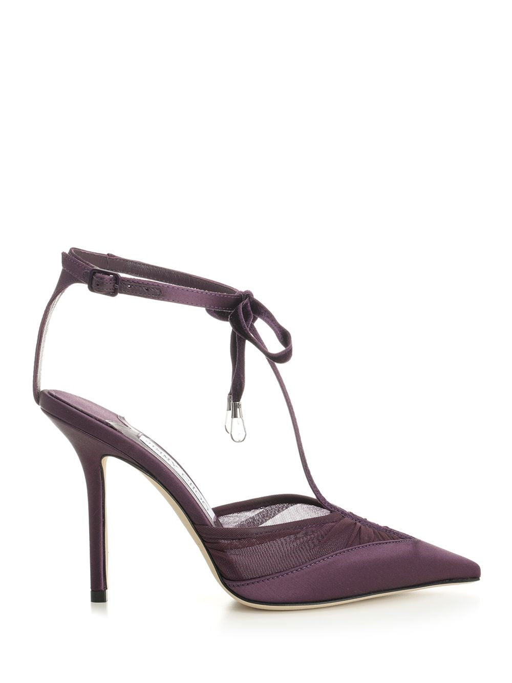 Jimmy Choo Afia Mesh 100 Pumps - Viola