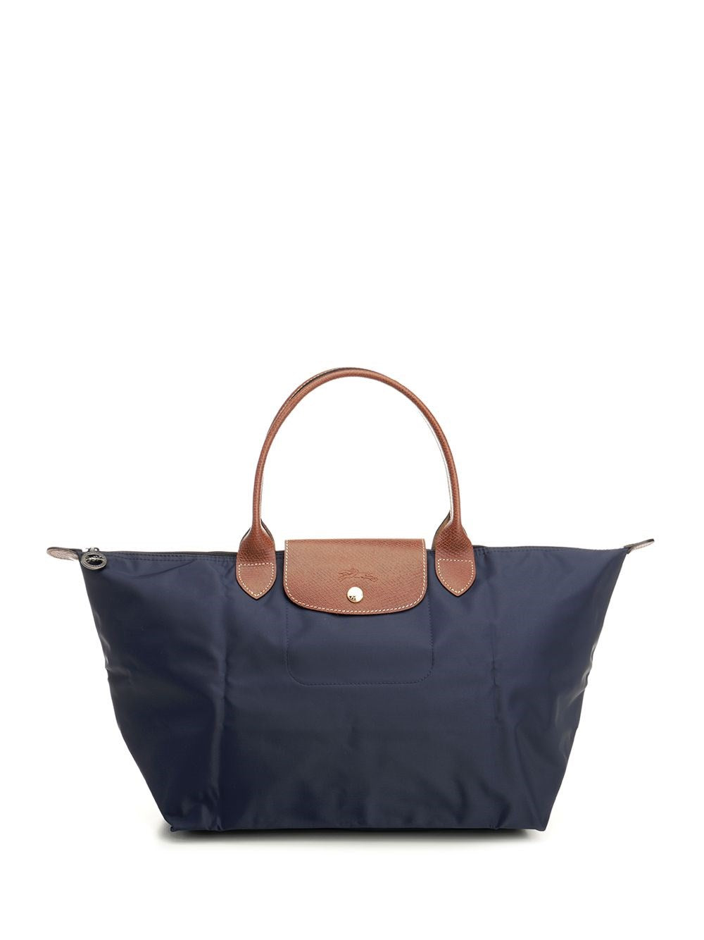 Longchamp Paris "Le Pliage Original" Large Handle Bag - Blue