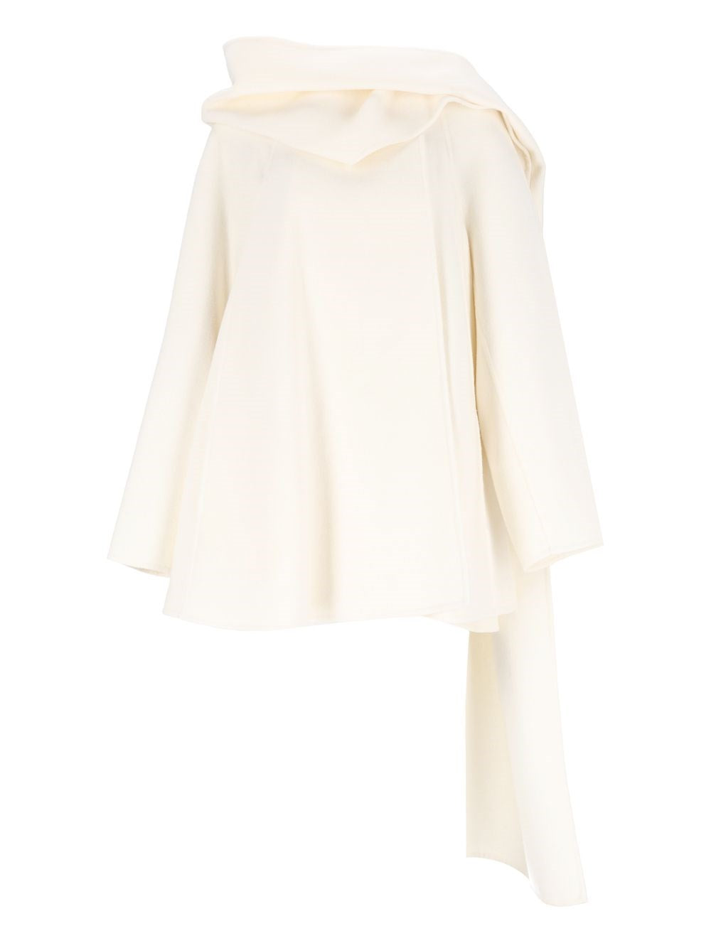 Alaïa Coat With Scarf - White