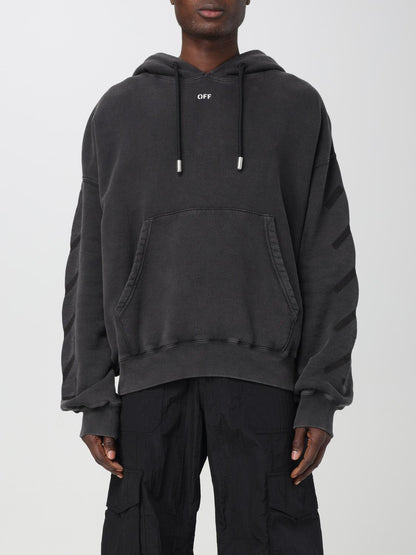 Off White Sweatshirt Men Black