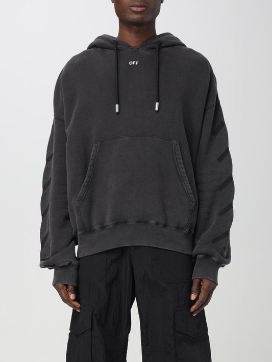 Off White Sweatshirt Men Black
