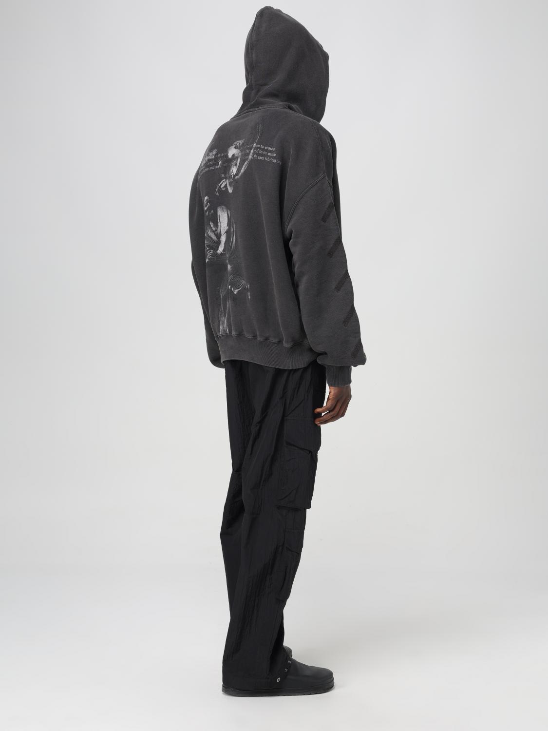 Off White Sweatshirt Men Black