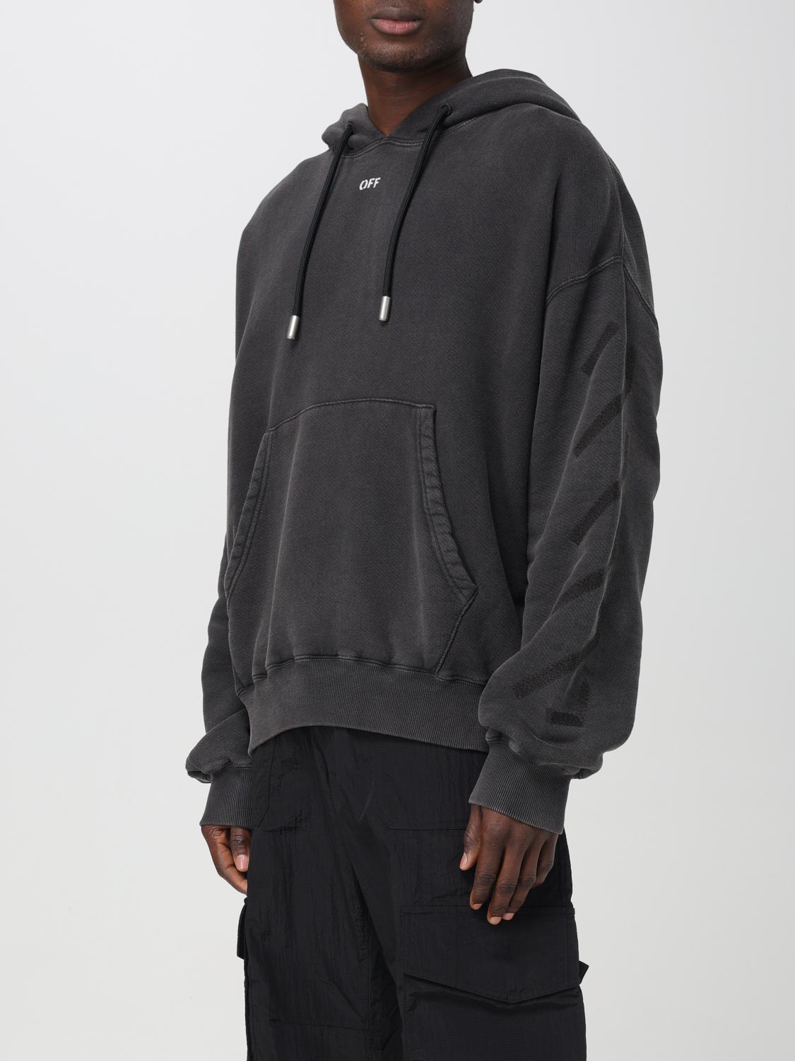Off White Sweatshirt Men Black