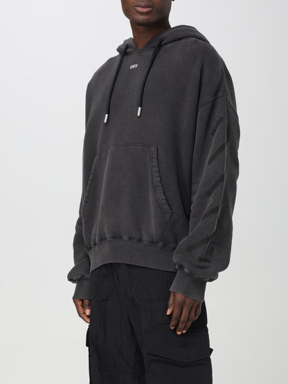 Off White Sweatshirt Men Black