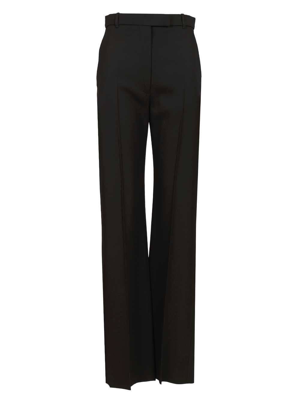 Mcqueen Straight Leg Tailored Trousers - Black