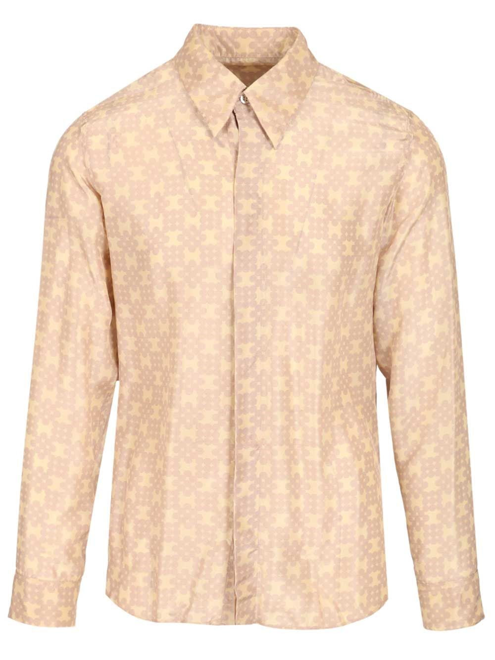 Dries Van Noten Carvies Silk Shirt - Rose
