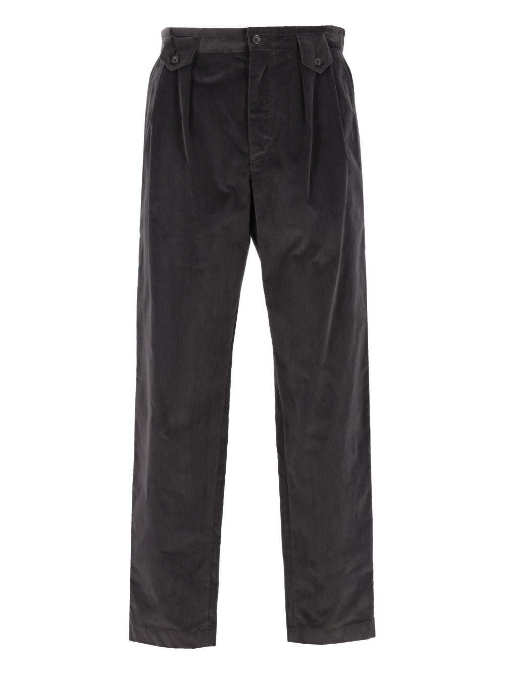 Dolce & Gabbana Velvet Trousers - Grey