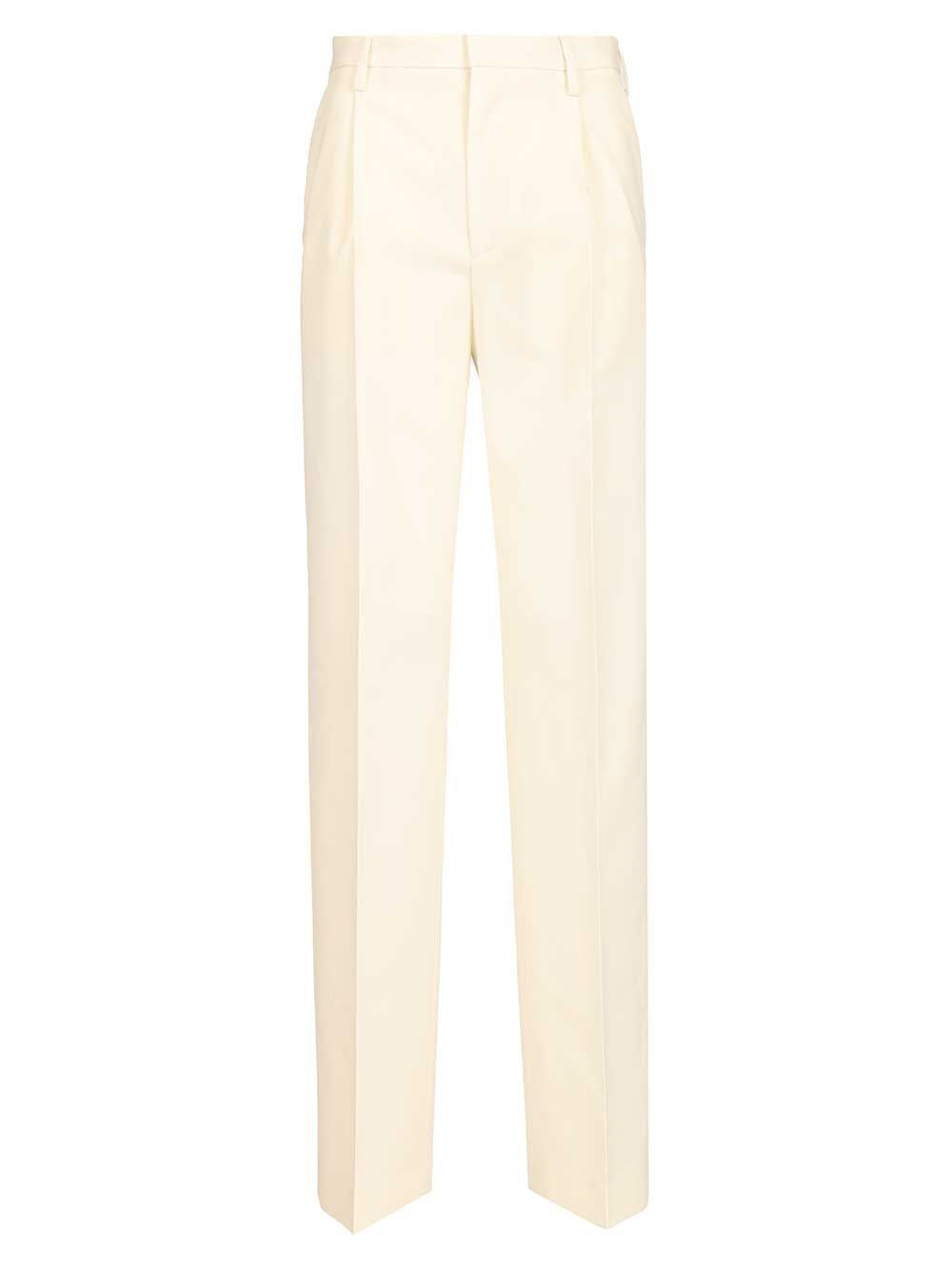 Mm6 Maison Margiela Tapered Leg Trousers - Beige