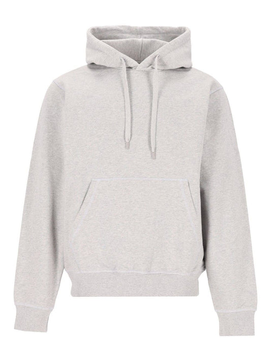 Art Pink Back Hoodie - Grey