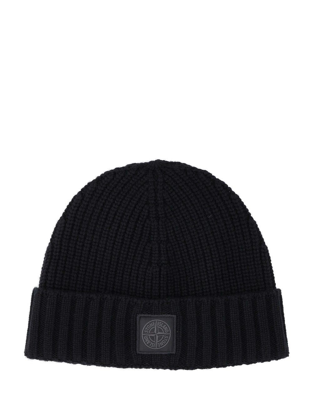 Stone Island Ghost Cashmere Hat - Black