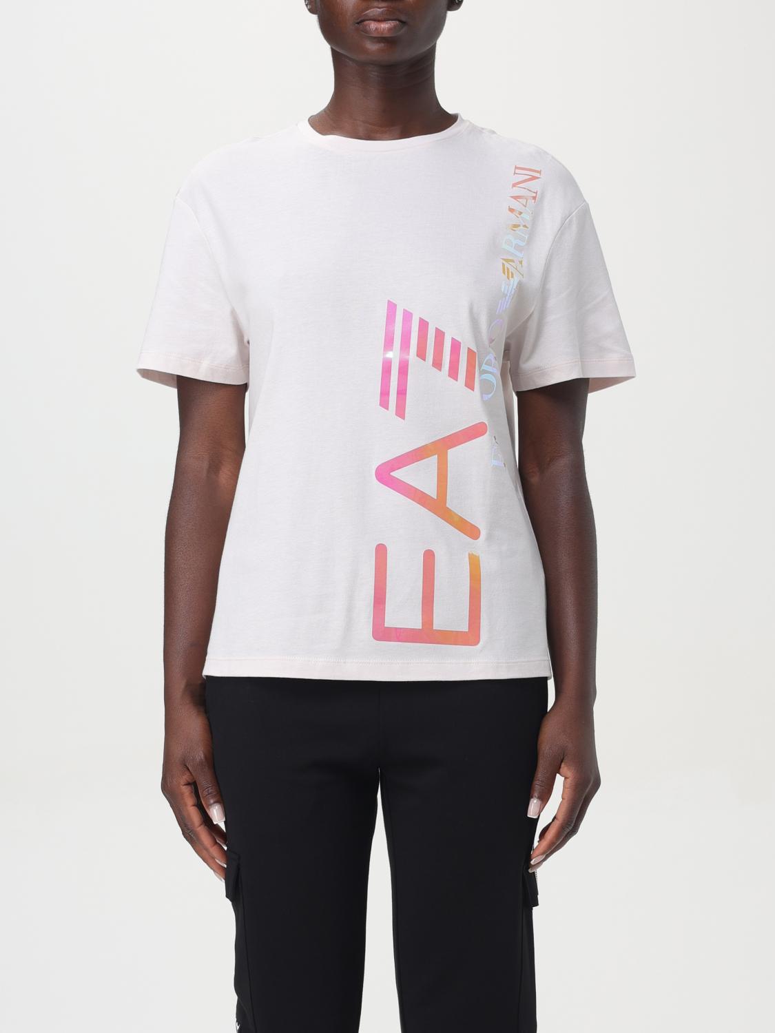 Ea7 T Shirt Woman Pink