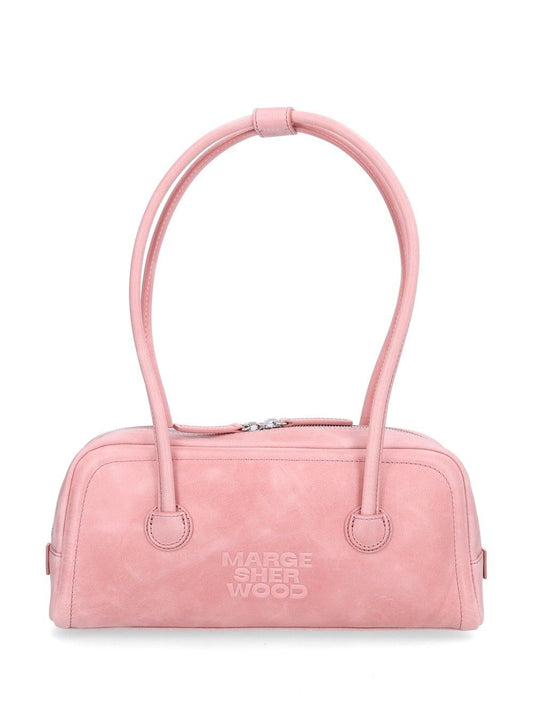 Margesherwood Soft Boston Ew Leather Bag - Rose