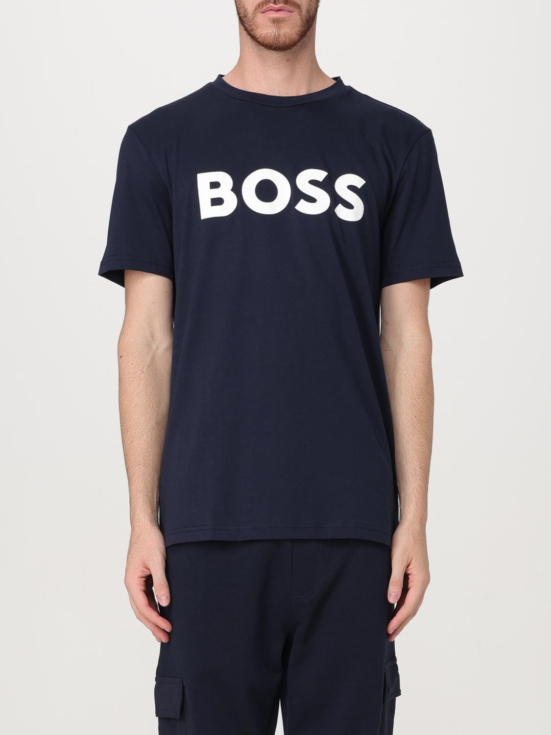 Boss T Shirt Men Blue