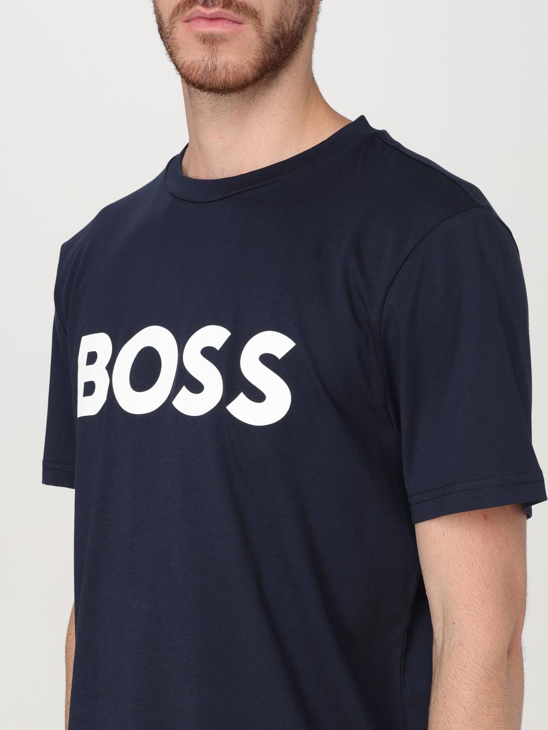 Boss T Shirt Men Blue