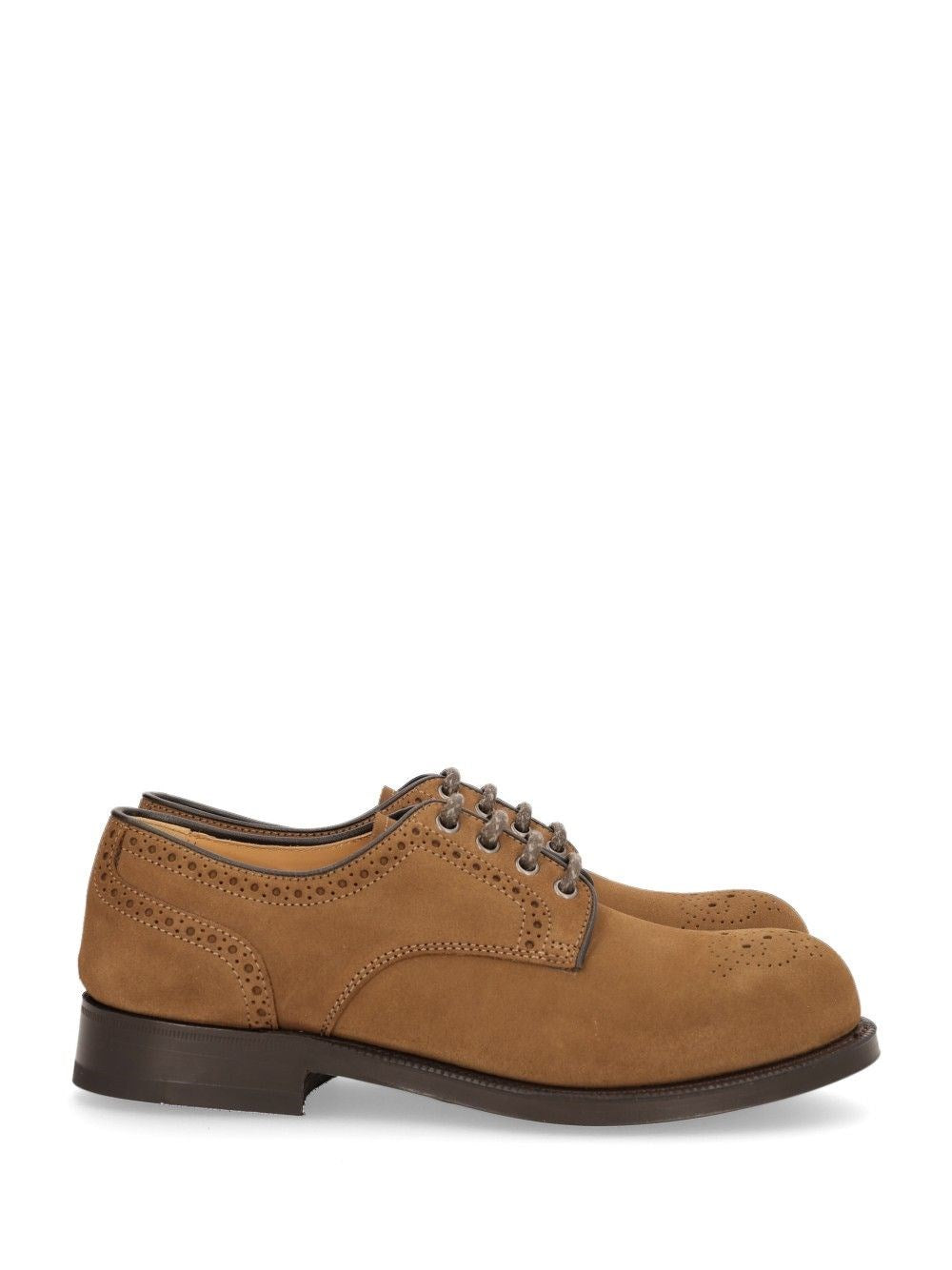 Church's Suede Derby Brogue - Brown