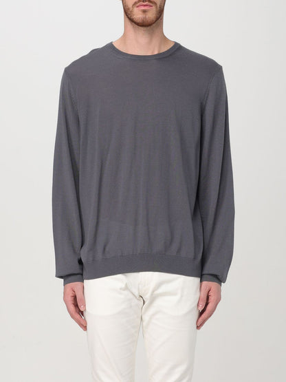 Boss Sweater Men Gnawed Blue