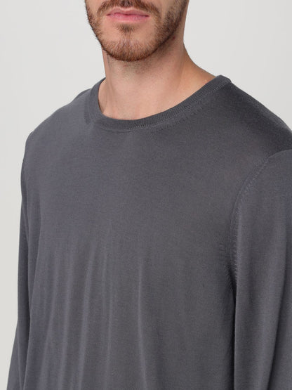 Boss Sweater Men Gnawed Blue