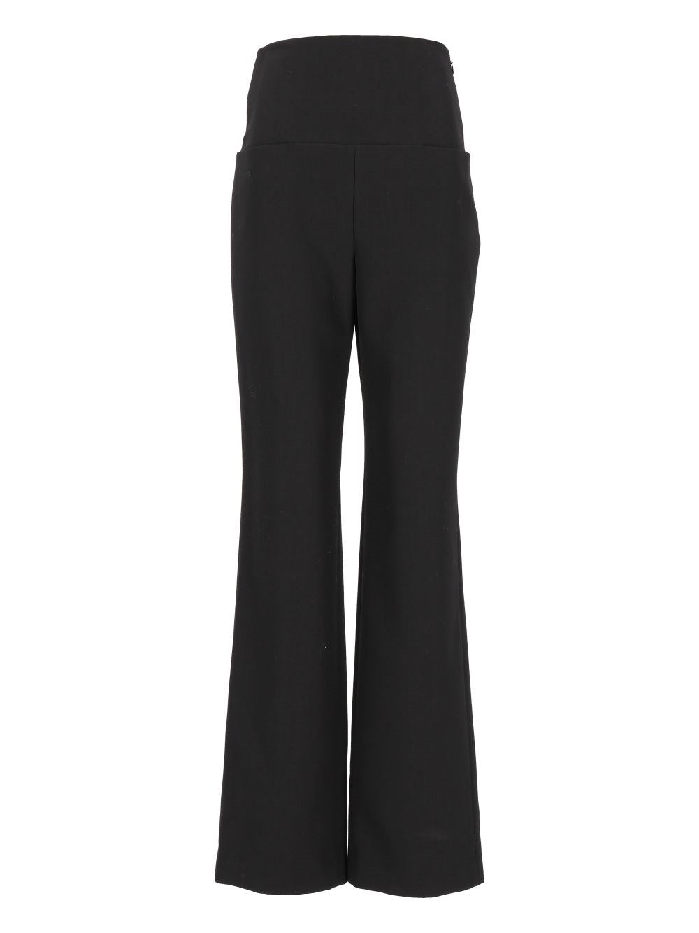 Alaïa Lightweight Wool Tailored Trousers - Black
