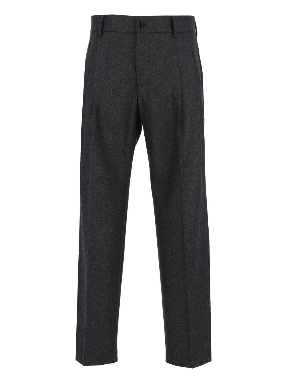 Dolce & Gabbana Virgin Wool Trousers - Black