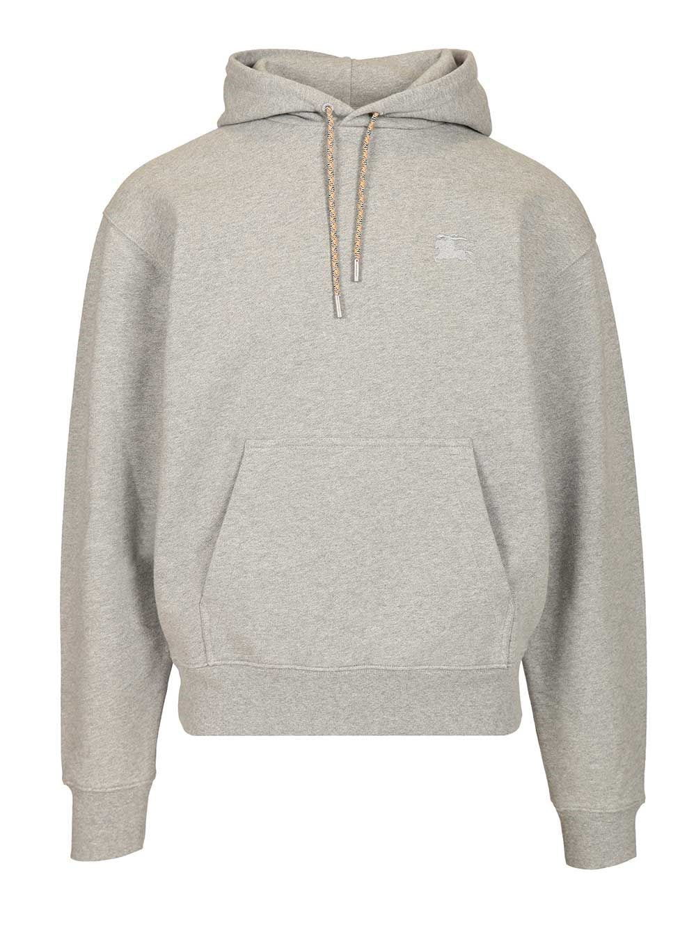 Burberry Cotton Hoodie - Grey