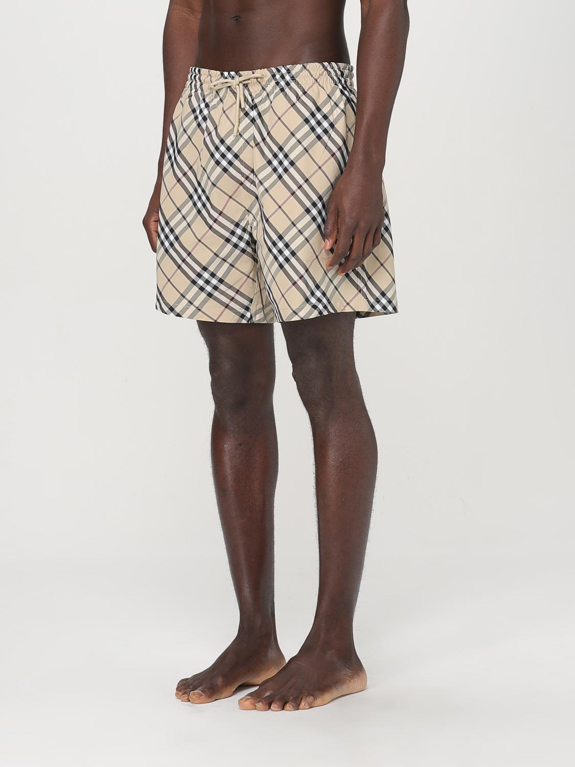 Burberry Swimsuit Men Cream
