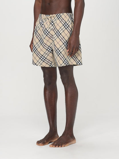 Burberry Swimsuit Men Cream