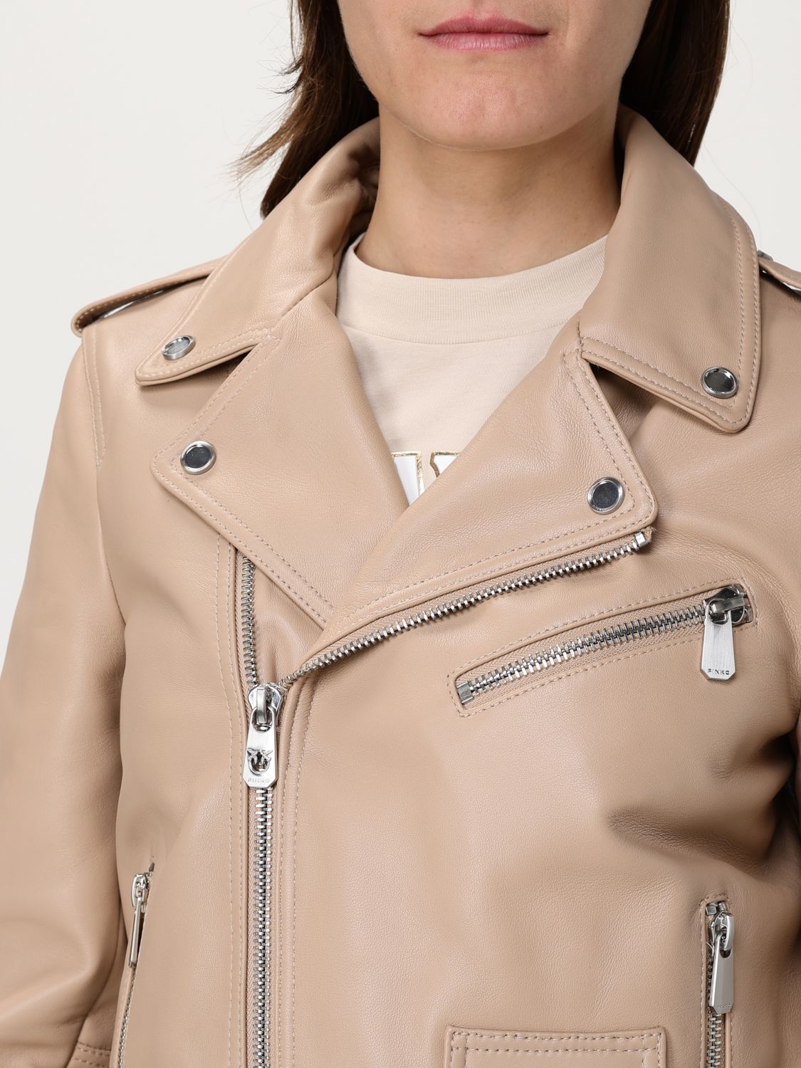 Pinko Jacket Woman Beige