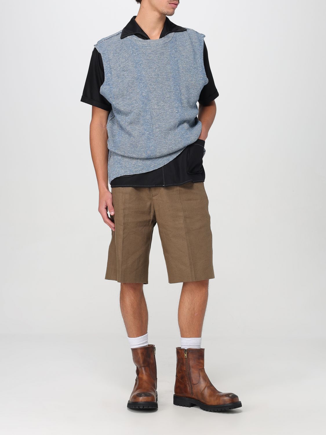 Maison Margiela Suit Vest Men Blue