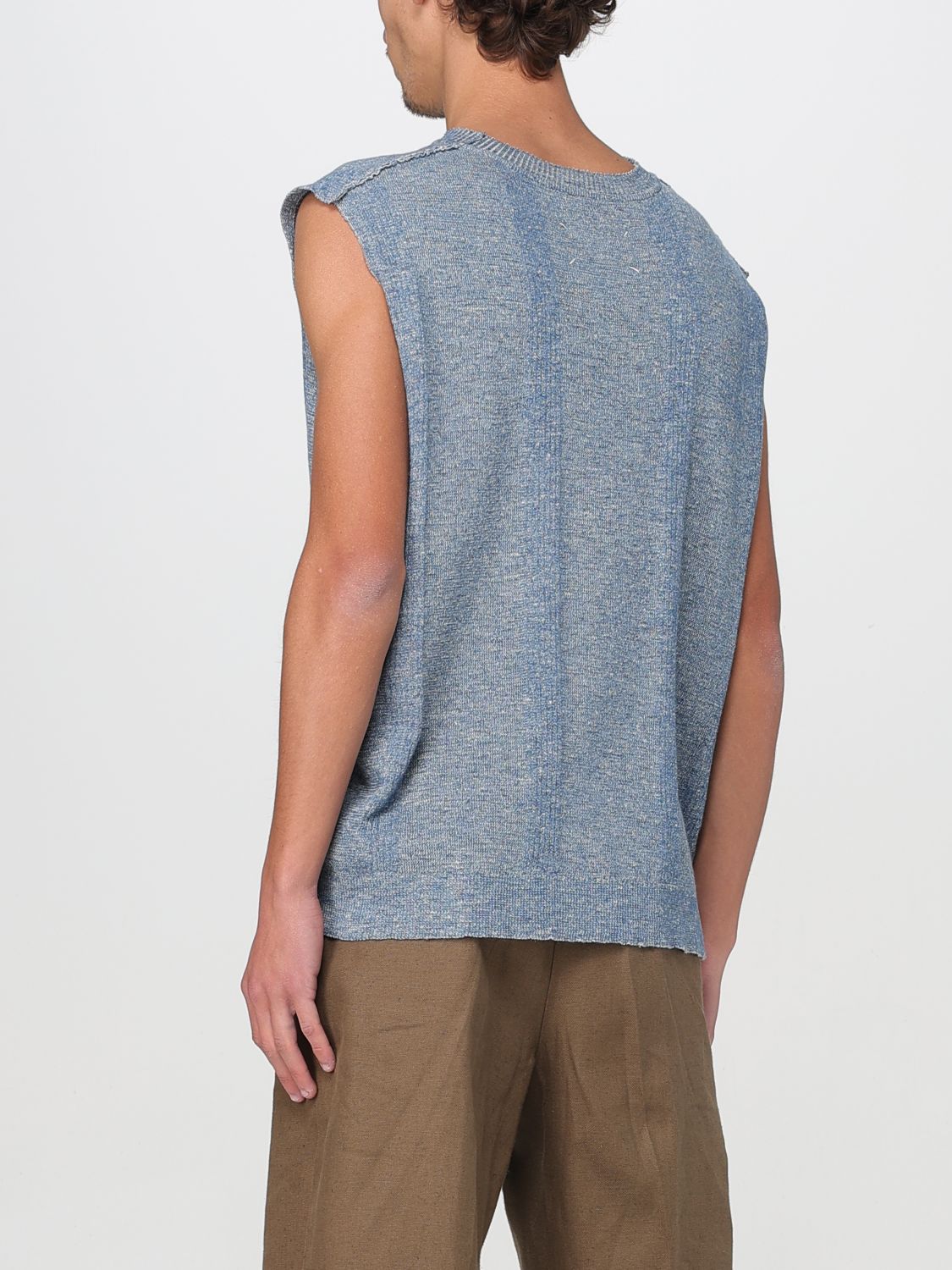 Maison Margiela Suit Vest Men Blue