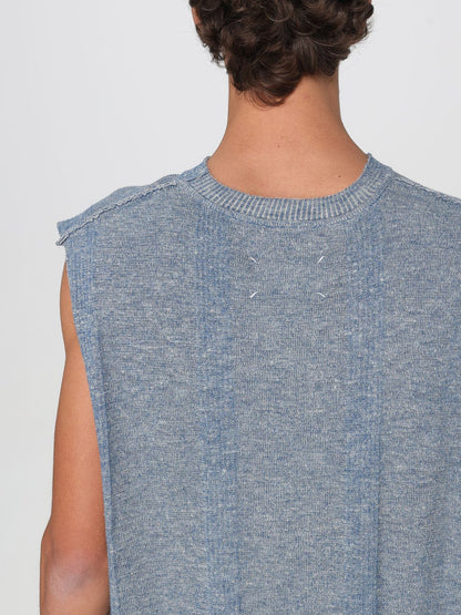 Maison Margiela Suit Vest Men Blue