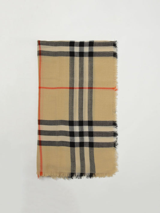 Burberry Scarf Men Beige