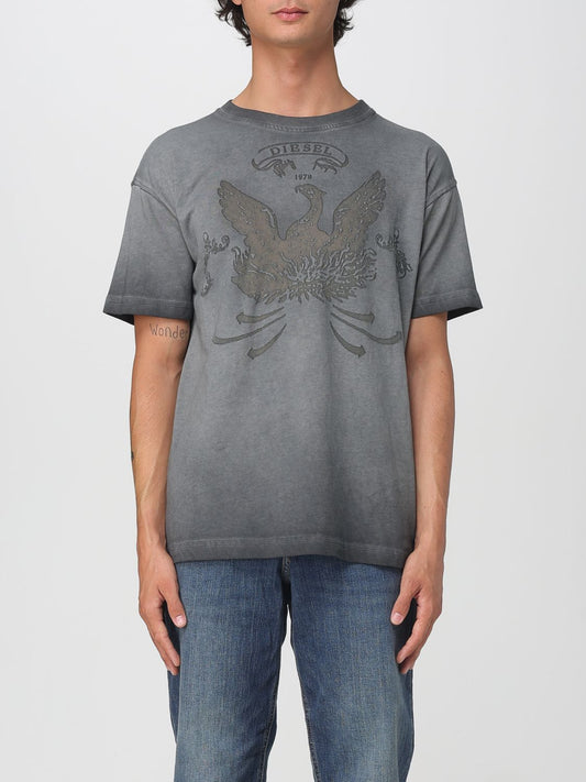 Diesel T Shirt Men Grey