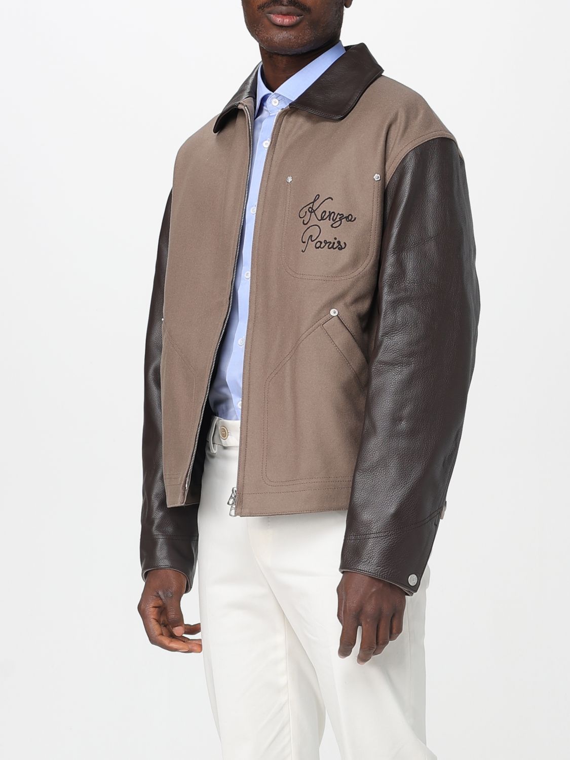 Kenzo Jacket Men Dove Grey