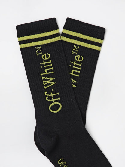 Off White Kids Socks Kids Black