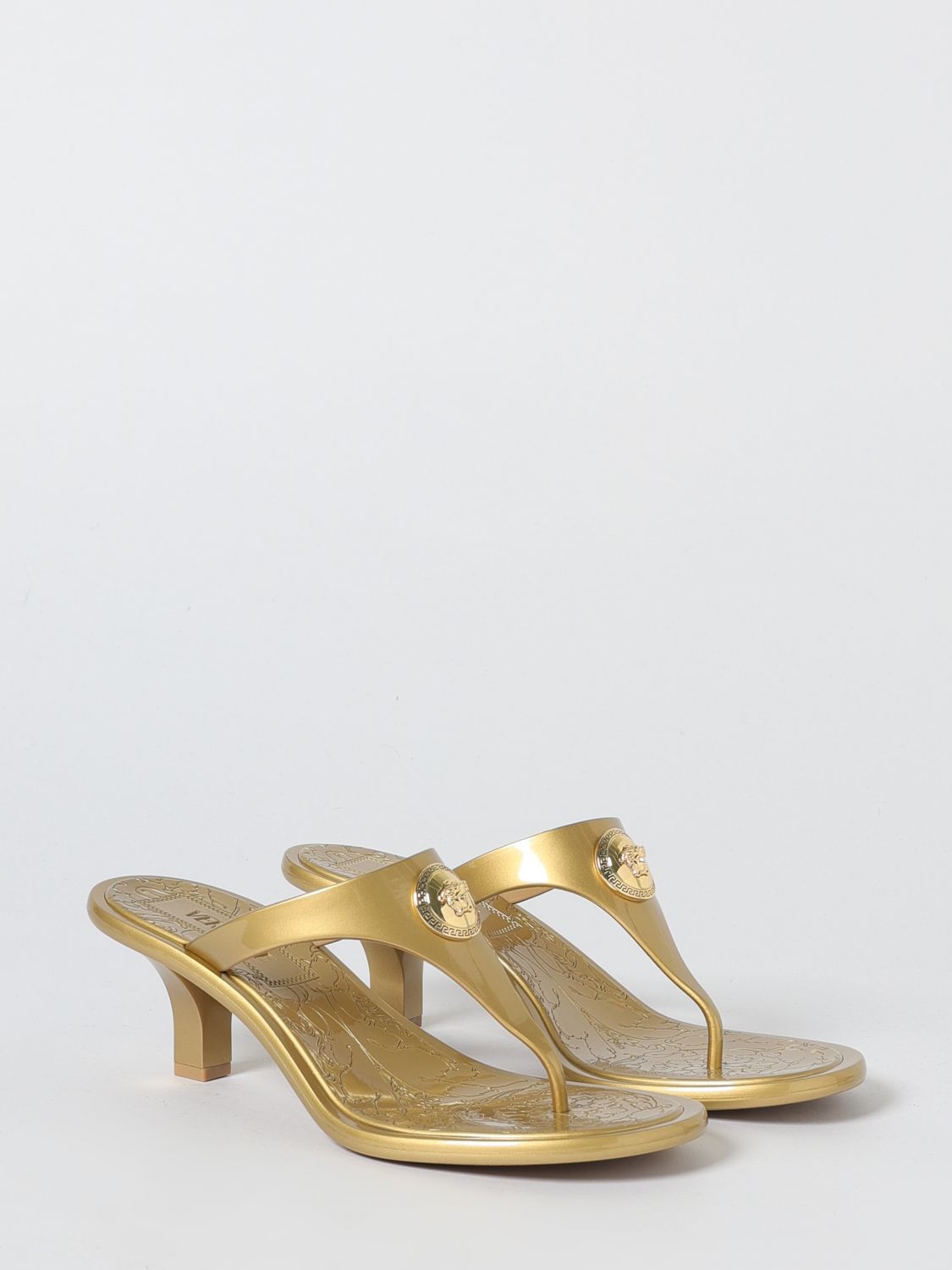 Versace Heeled Sandal Woman Gold
