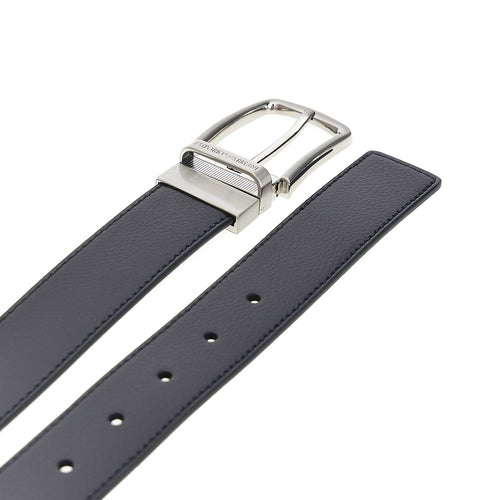 EMPORIO ARMANI Reversible leather belt with logo