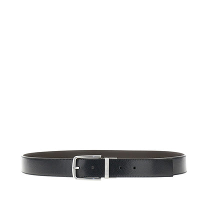EMPORIO ARMANI Reversible leather belt with logo