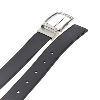 EMPORIO ARMANI Reversible leather belt with logo