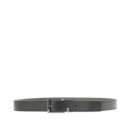 EMPORIO ARMANI Grained leather belt