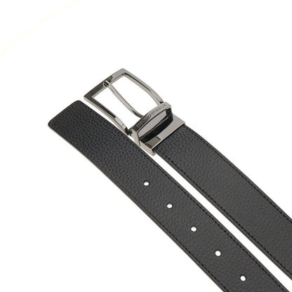 EMPORIO ARMANI Grained leather belt
